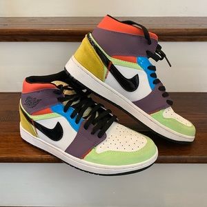 jordan 1 mid SE multi-color
